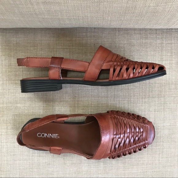 Connie Shoes - Connie Leather Sandals NWOT